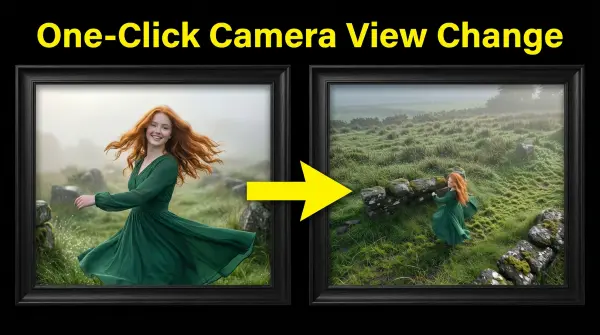 Camera angle change