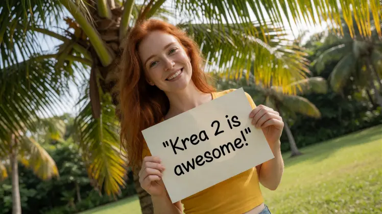 Krea 2 realistic open-source AI image model